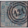Schleswig-Holstein Mi 6 razítkované