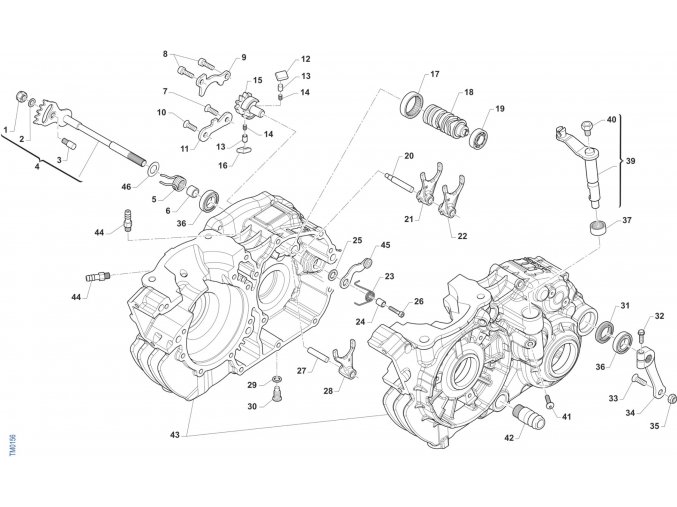 KZ-R1 - CRANKCASE