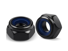 NUT M6 LOW SELF-LOCKING - BLACK