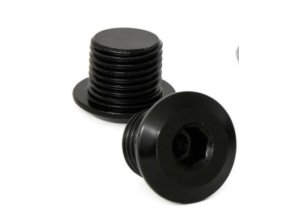 Oil fill plug, Black, KZ