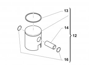 KZ-R2 - PISTON