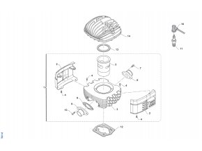 MINI2 HEAD AND CYLINDER