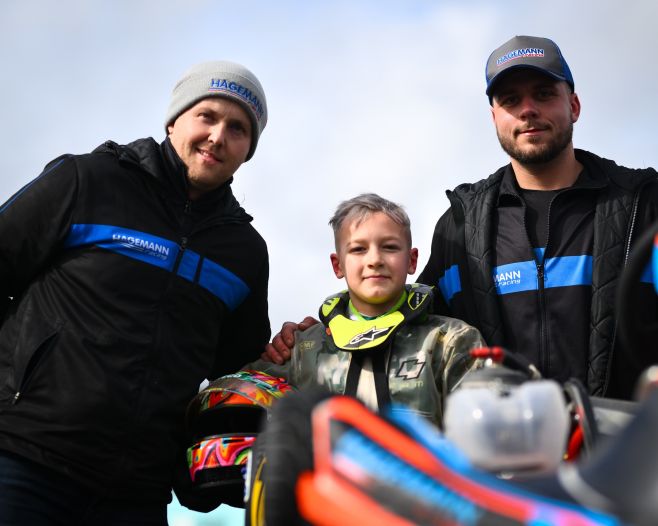 Good day at @leopardcircuit for the second round of WSK Euro Series. Boronin take the pole position of the group (P2...