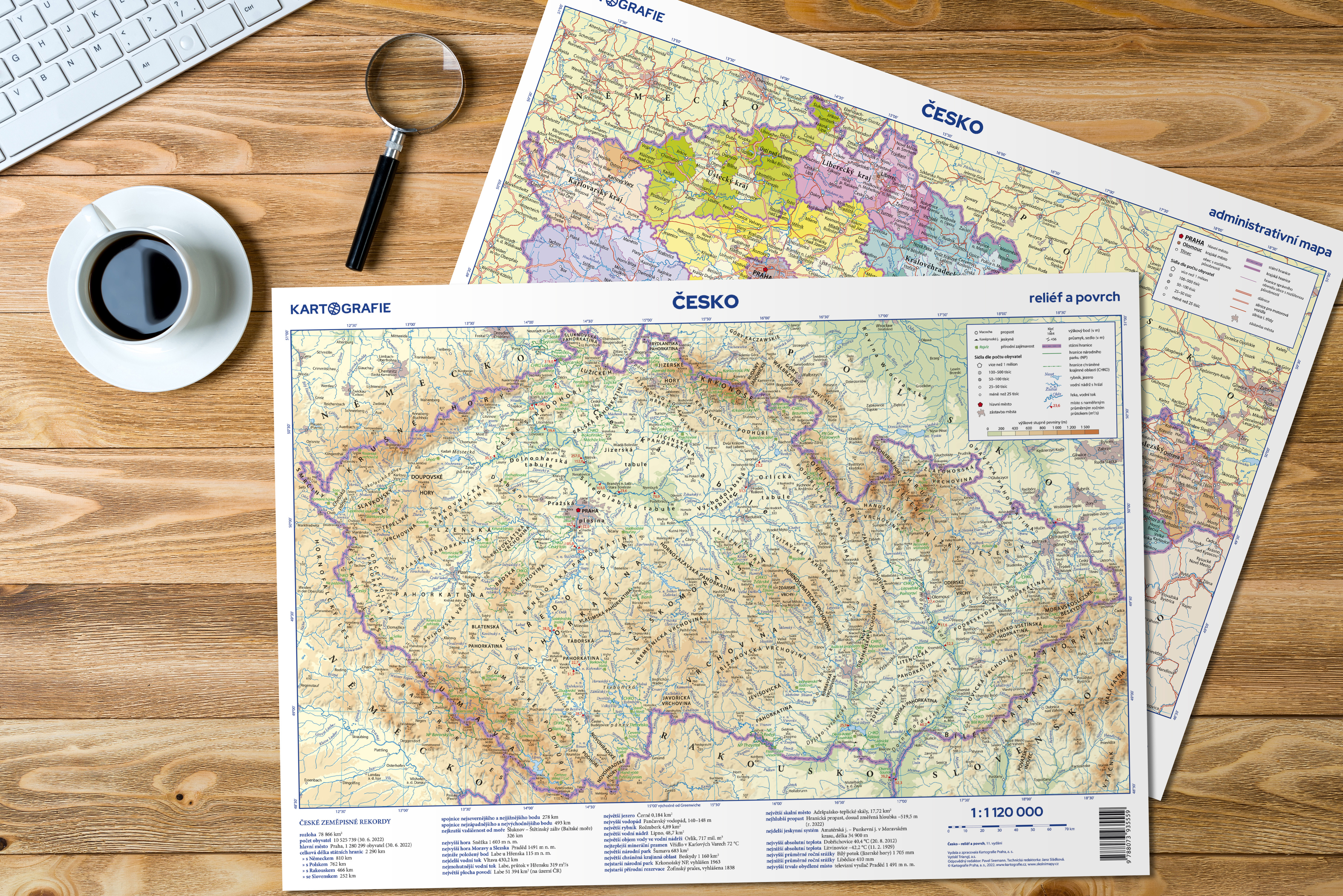 Příruční mapa Česka v novém vydání