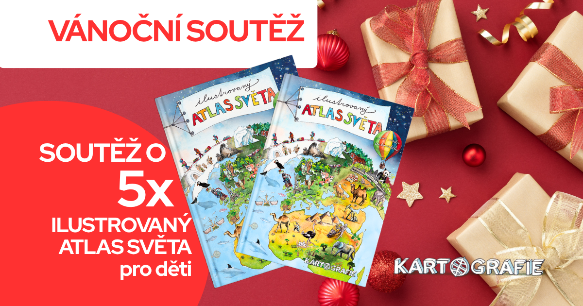 Vánoční soutěž o 5x Ilustrovaný atlas světa pro děti