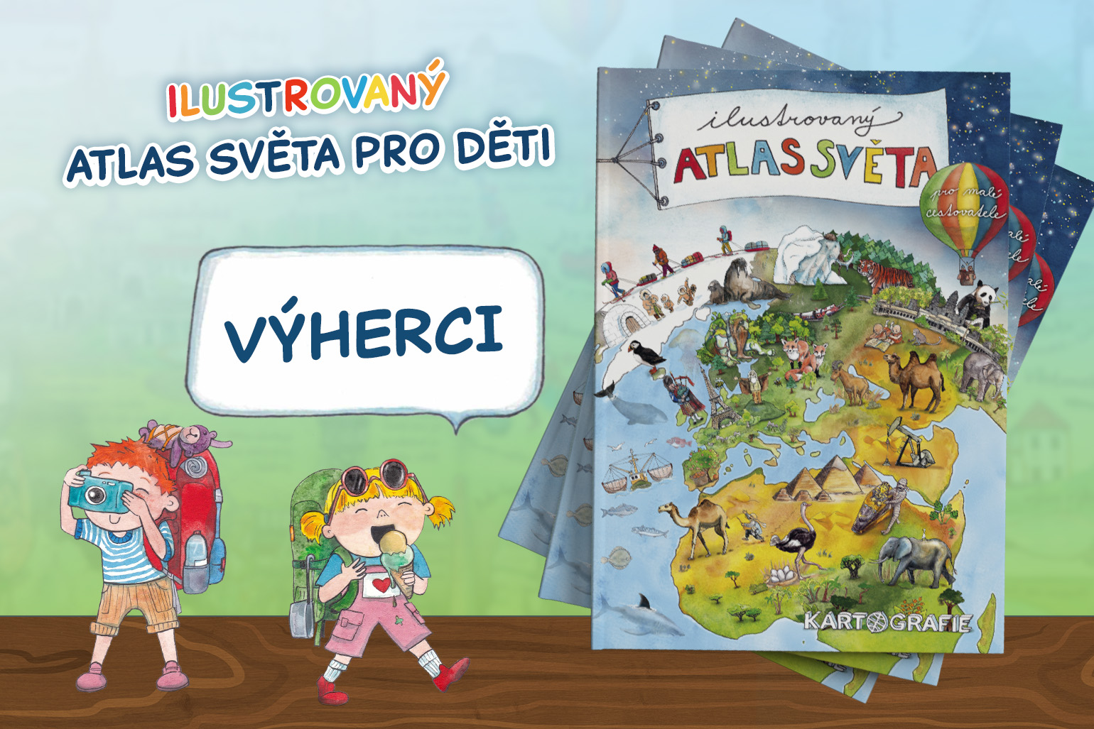 Výherci soutěže o Ilustrovaný atlas světa