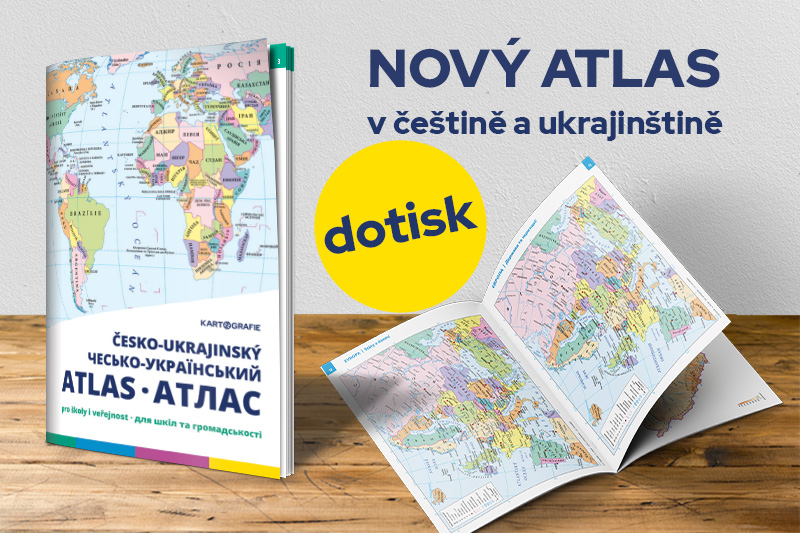 Dotisk česko-ukrajinského atlasu