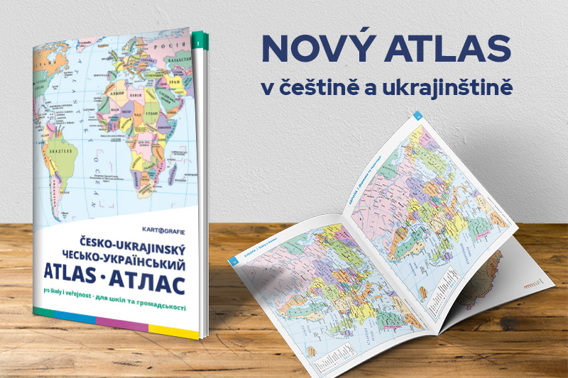 Česko-ukrajinský atlas nejen do školních lavic