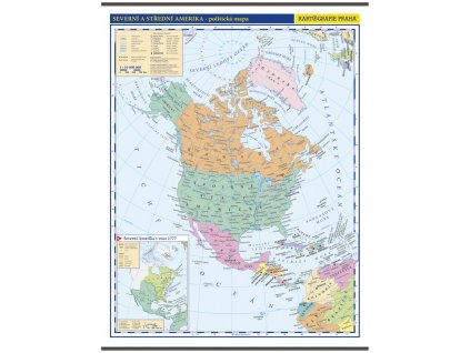 2553 severni a stredni amerika skolni nastenna politicka mapa