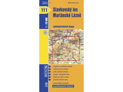 2604 1 slavkovsky les marianske lazne cyklomapa c 111