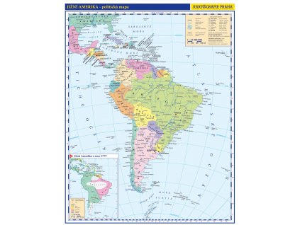 3144 jizni amerika prirucni politicka mapa
