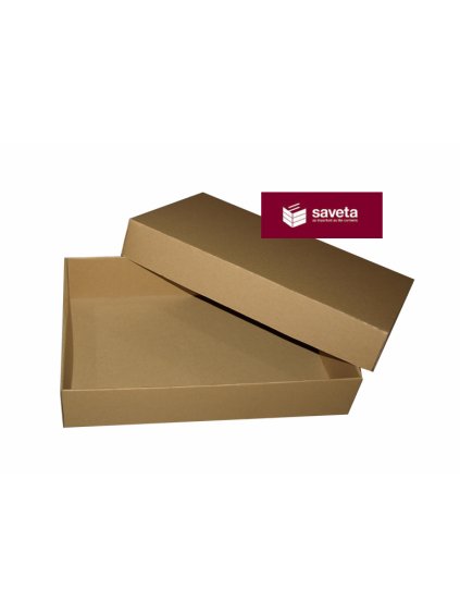 FEFCO 0331, 395x250x80mm spodok, vrch 405x255x60mm, (0048/01) (0049/02)