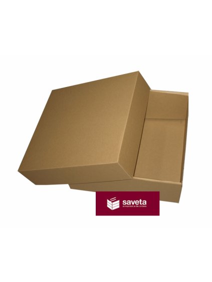 FEFCO 0331, 350x340x132mm spodok, vrch 361x346x90mm, (0491/01) (0491/02)