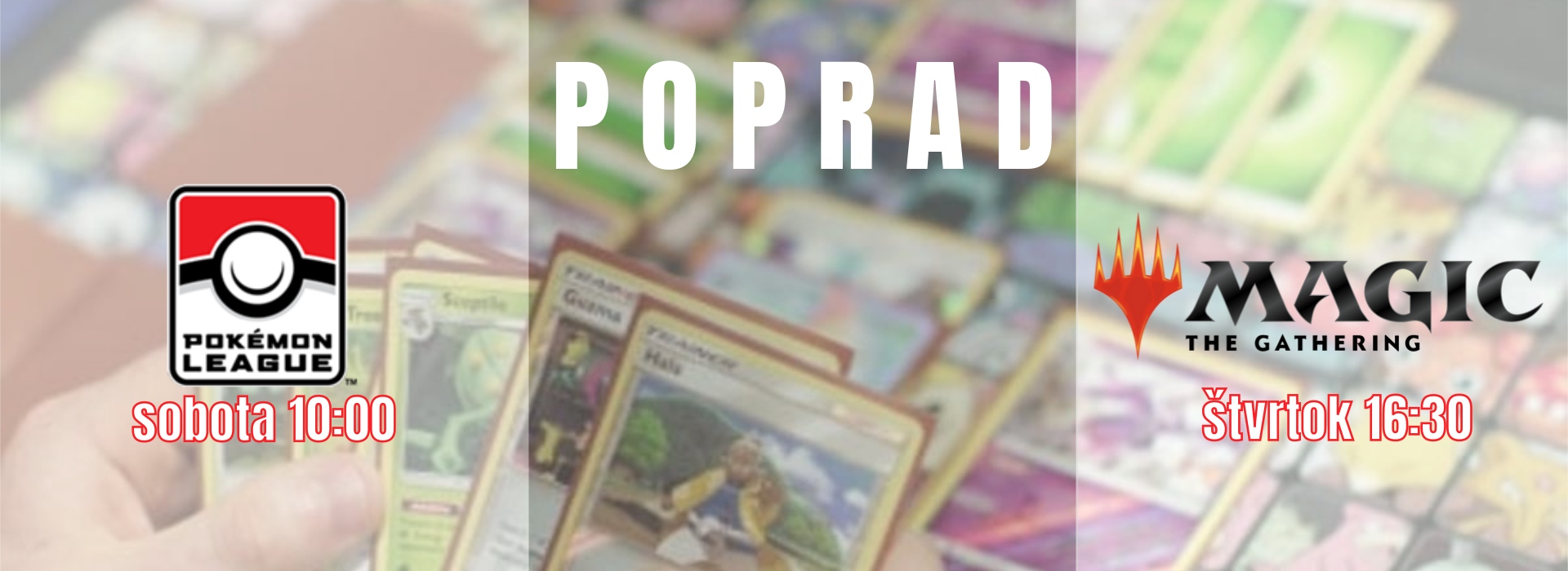 Popradská herňa  - PKM, MTG, LRC