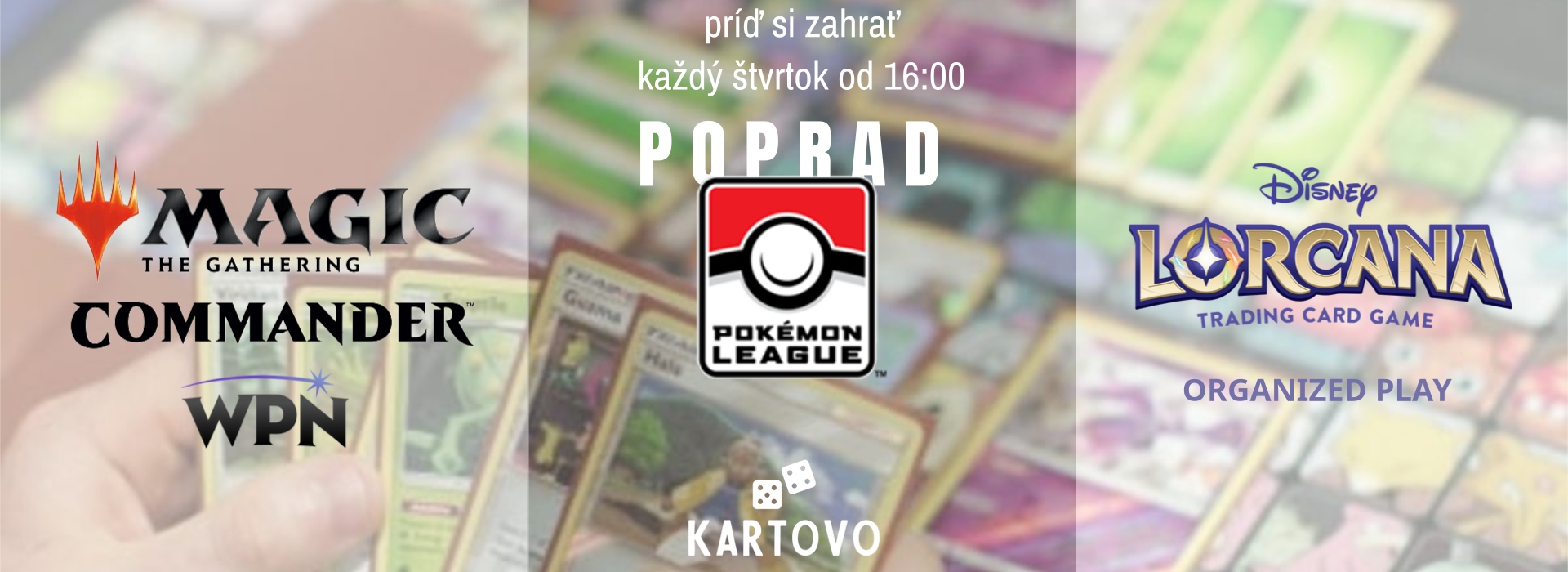 Popradská herňa  - PKM, MTG, LRC