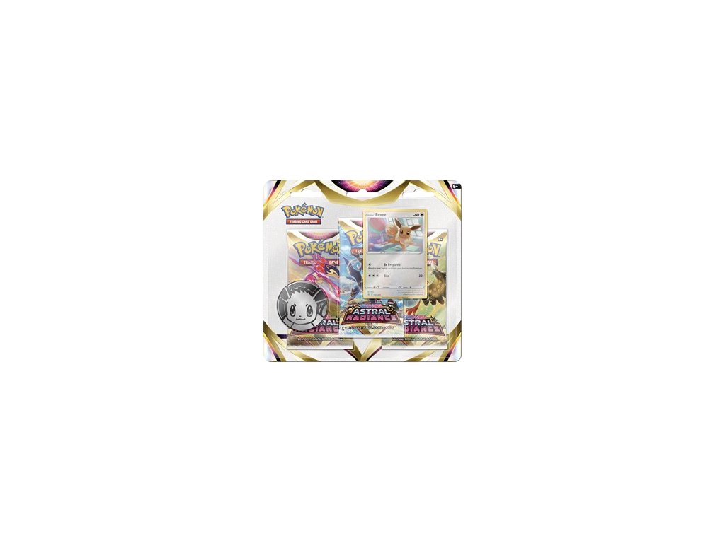 Pokémon TCG: Astral Radiance 3-pack Blister Eevee
