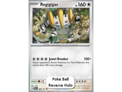 Regigigas PRE 086 Pokéball