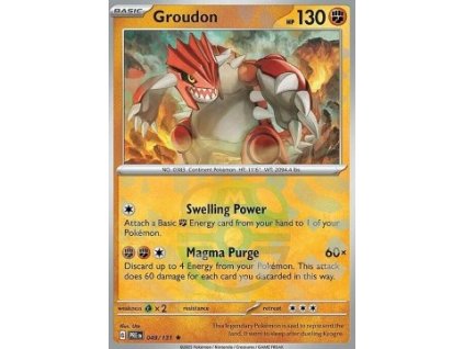 Groudon PRE 049 Masterball
