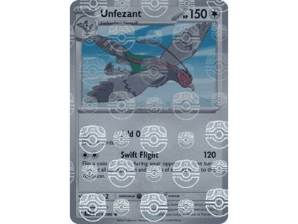 Unfezant BLK 073 Masterball