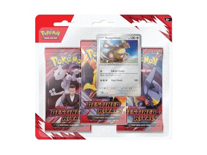 Pokémon TCG: Destined Rivals 3-Pack Blister Kangaskhan