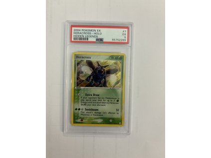 Heracross holo #7 PSA 5