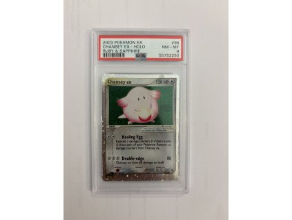 Chansey ex holo #96 PSA 8