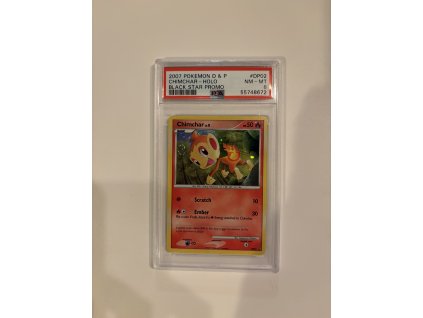 Chimchar holo #DP02 PSA 8