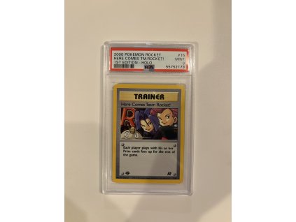 Here Comes Team Rocket! 1st edition holo #15 PSA 9