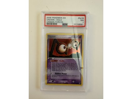 Unown holo #N/28 PSA 7