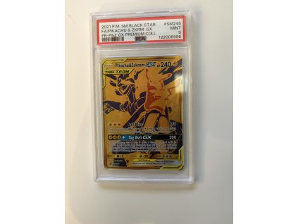 FA/Pikachu&Zekrom GX #SM248 PSA 9