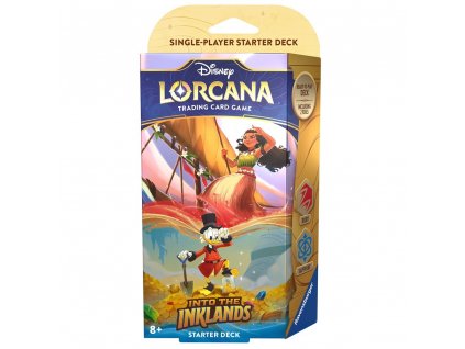 disney lorcana starter deck into the inklands set 3 ruby sapphire en s1wx q0