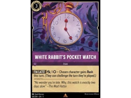 White Rabbit´s Pocket Watch Foil