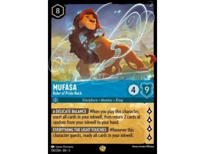 Mufasa - Ruler of the Pride Rock