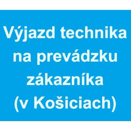 Vyjazd technika na prevazku Kosice