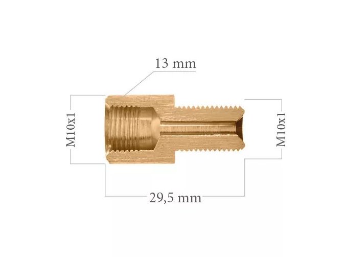 Redukce koncovky brzdové trubky - M10x1 - M10x1