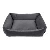 nowoczesne legowisko dla psa purre lounger szare poslanie dla psa 4