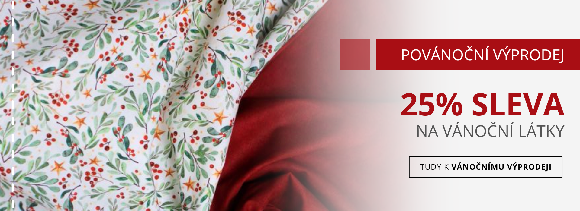 vánoční výprodej - 25%