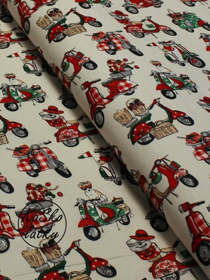 Bavlněná látka skůtry