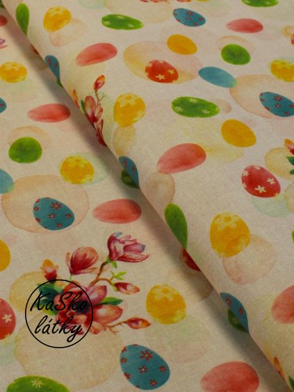 Režná látka velikonoční vajíčka