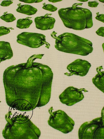 Vaflovina zelené papriky