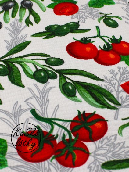 Vaflovina olivy a rajčata