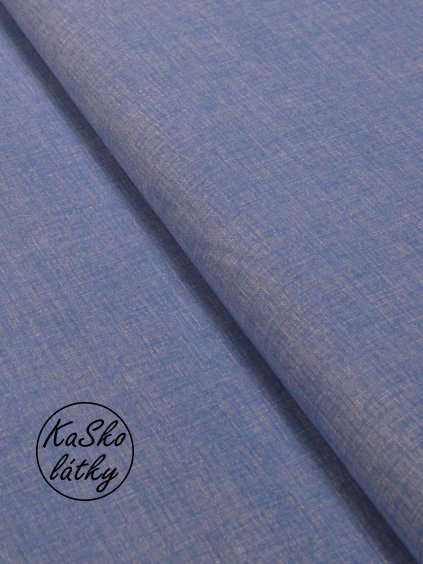 Bavlněná látka LP světle modrá