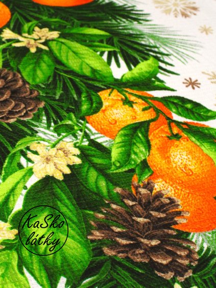 Vaflovina šišky a pomeranče