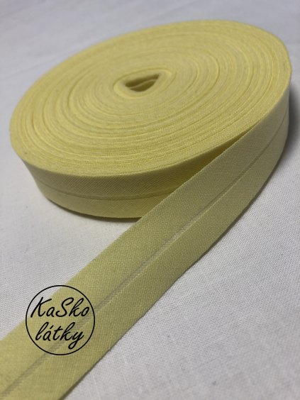 Šikmý proužek světle žlutý č. 143552