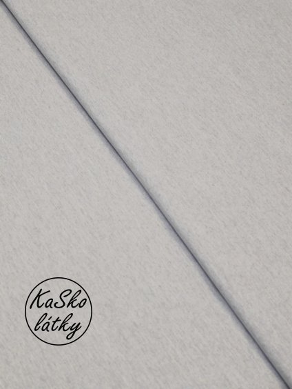 Zbytek - Režná látka šedá  70 x 140 cm