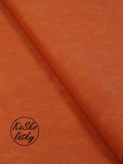 Zbytek - Bavlněná látka cihlový mramor  35 x 148 cm