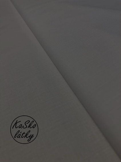 Bavlněná látka tmavě šedá