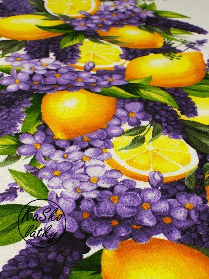 Vaflovina šeřík a citrony