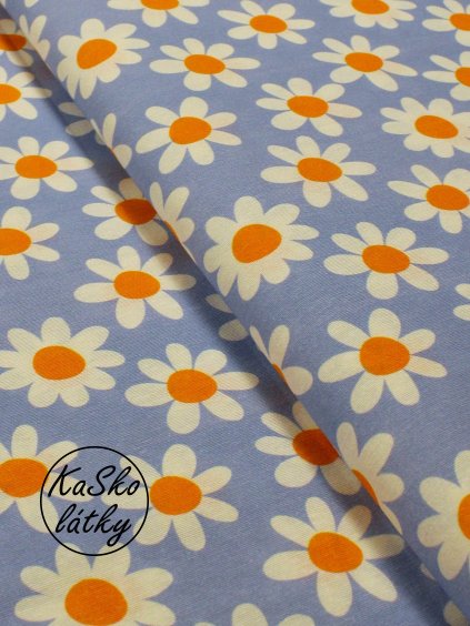 Režná látka kopretiny