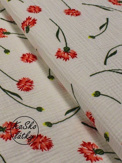 Mušelín růžové chrpy